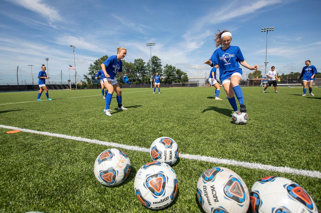 Women's Soccer Practice
